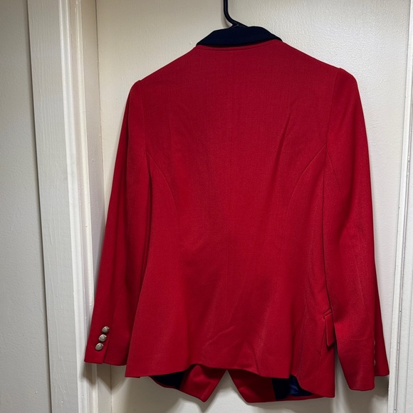 Escada Scarlet Blazer with Midnight Collar - Picture 13 of 16